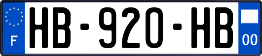 HB-920-HB