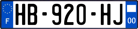 HB-920-HJ