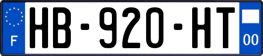 HB-920-HT