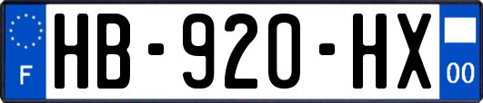 HB-920-HX