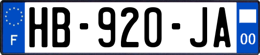 HB-920-JA