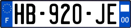 HB-920-JE