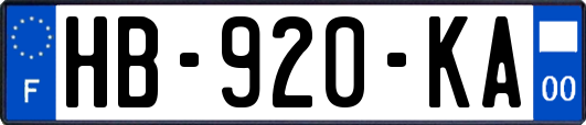 HB-920-KA