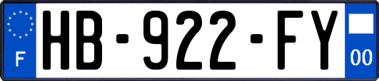 HB-922-FY