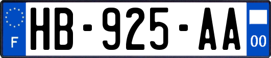 HB-925-AA