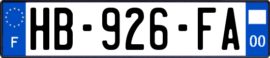 HB-926-FA