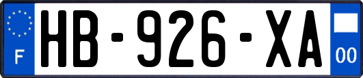 HB-926-XA