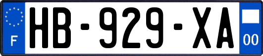 HB-929-XA