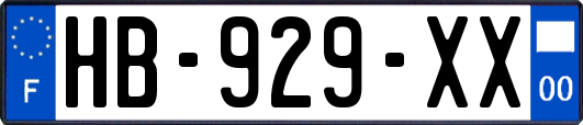 HB-929-XX