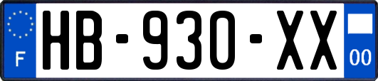 HB-930-XX
