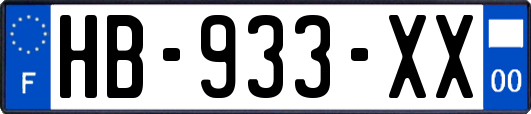 HB-933-XX