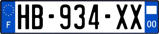 HB-934-XX