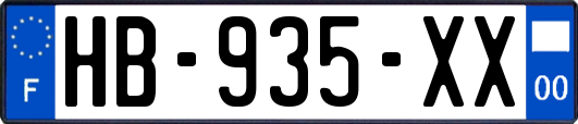 HB-935-XX