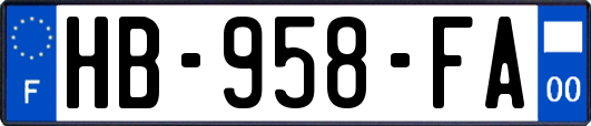 HB-958-FA