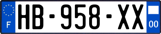 HB-958-XX