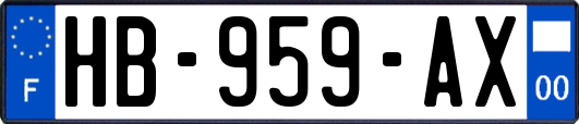 HB-959-AX