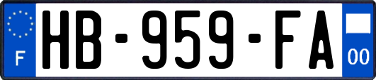 HB-959-FA