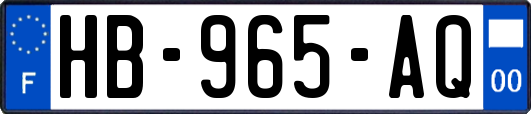 HB-965-AQ