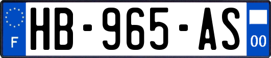 HB-965-AS