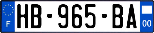 HB-965-BA