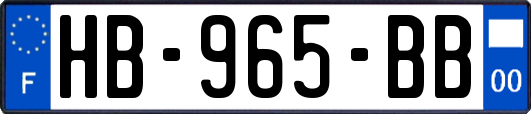 HB-965-BB