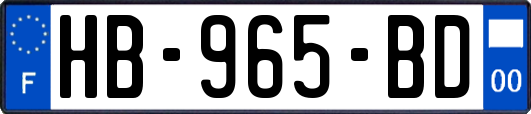 HB-965-BD