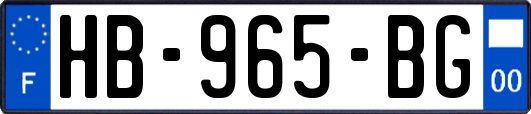 HB-965-BG