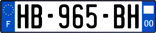 HB-965-BH