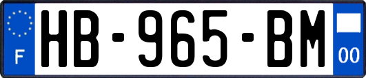 HB-965-BM