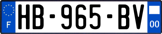 HB-965-BV