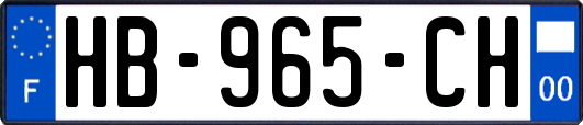 HB-965-CH