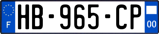 HB-965-CP