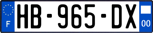 HB-965-DX