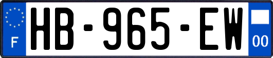 HB-965-EW