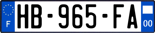 HB-965-FA