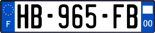 HB-965-FB