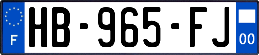 HB-965-FJ