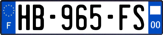 HB-965-FS