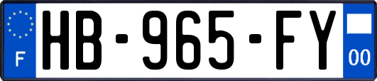 HB-965-FY