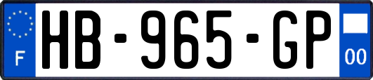 HB-965-GP