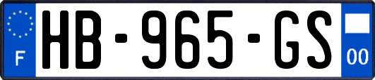 HB-965-GS