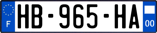 HB-965-HA