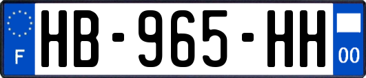 HB-965-HH