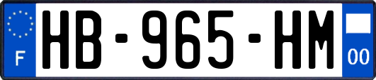HB-965-HM