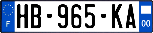 HB-965-KA