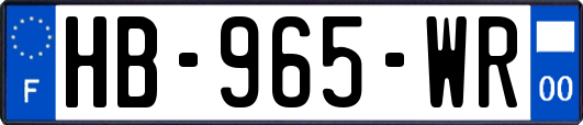 HB-965-WR