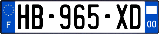 HB-965-XD