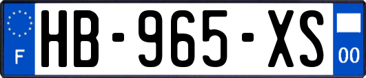 HB-965-XS