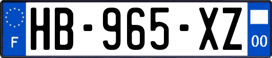 HB-965-XZ