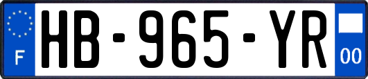 HB-965-YR